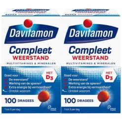 Multi Vitaminen En Mineralen<Davitamon 2x Compleet Weerstand 100 stuks