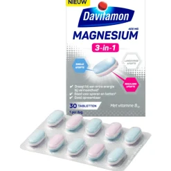 2x Magnesium 3 in 1 30 tabletten Mineralen