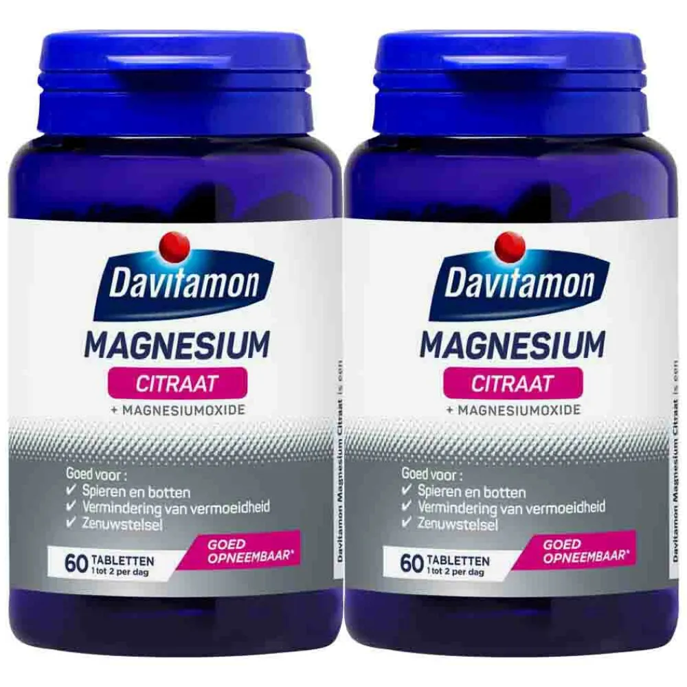 Best 2x Magnesium Citraat 60 tabletten Mineralen