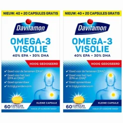 Speciale Bestanddelen<Davitamon 2x Omega-3 Visolie 60 capsules