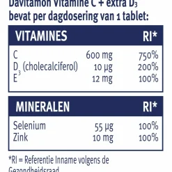 2x Vitamine C Hoog Gedoseerd + Extra D3 42 tabletten^Davitamon Sale