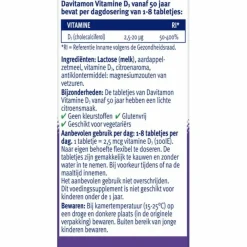 Clearance 2x Vitamine D3 Vanaf 50 Jaar 250 tabletten Vitaminen 50+