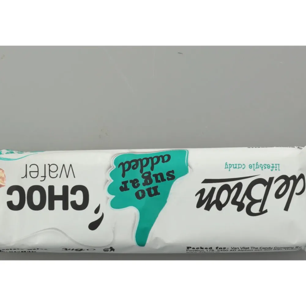 Chocolade<De bron 24x Choc Wafer Suikervrij 40 gr