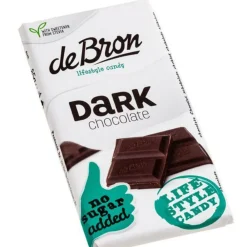 Chocolade<De bron 12x Suikervrije Tablet Stevia Puur 75 gr