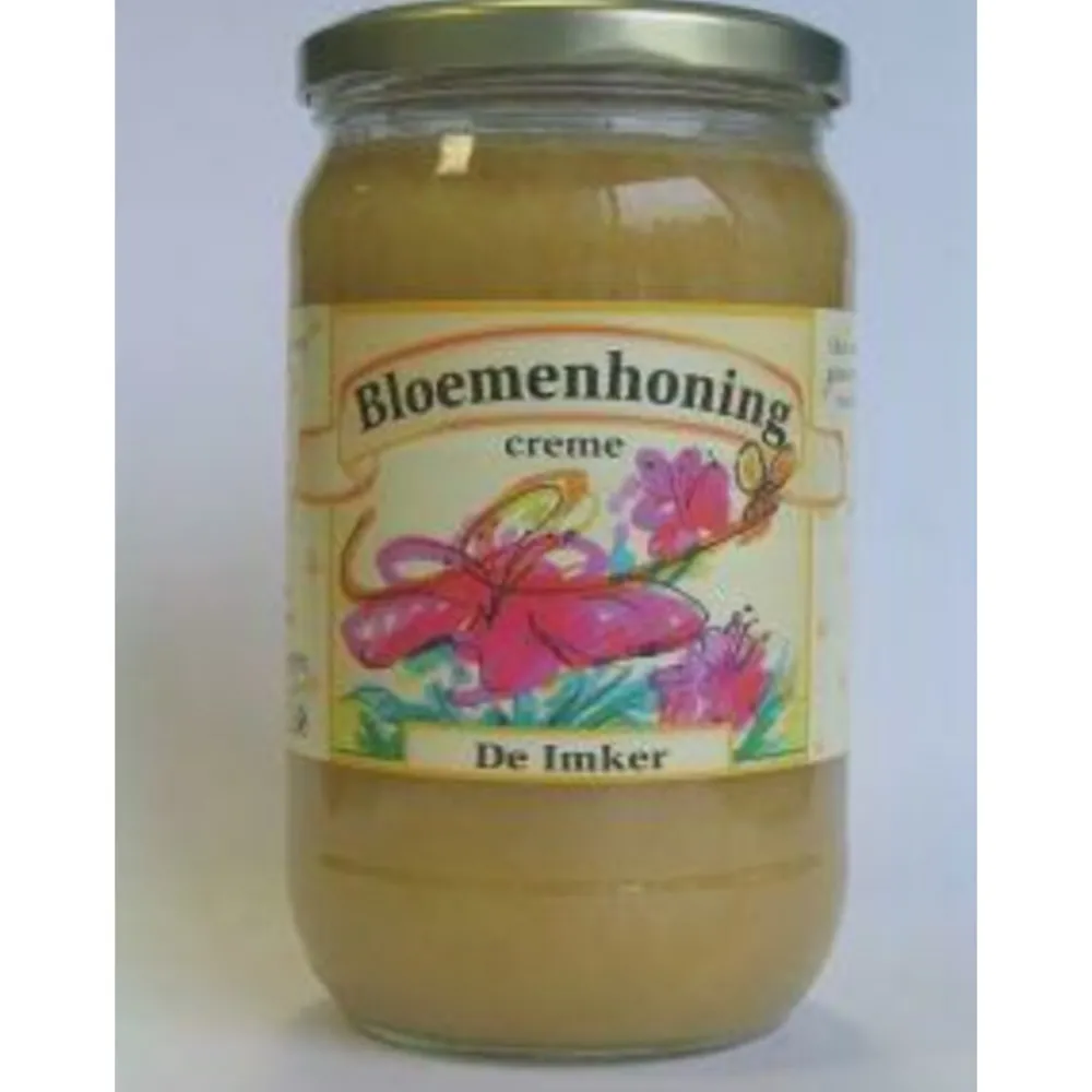 Discount 3x Bloemenhoning Creme 900 gr Siropen & Zoetstoffen