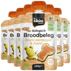 6x Bio Broodbeleg Zoete Aardappel & Appel 100 gr^de Kleine Keuken Best