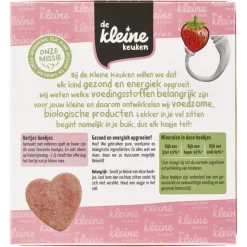 Best 4x Bio Hartjeskoekjes Aardbei 120 gr Baby & Peutervoeding