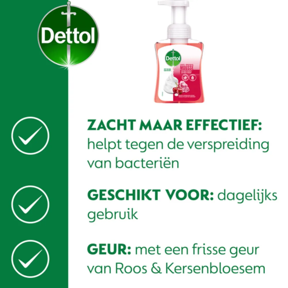 Best 6x Foam Handzeep Rozen & Kers 250 ml Keukenartikelen|Handverzorging