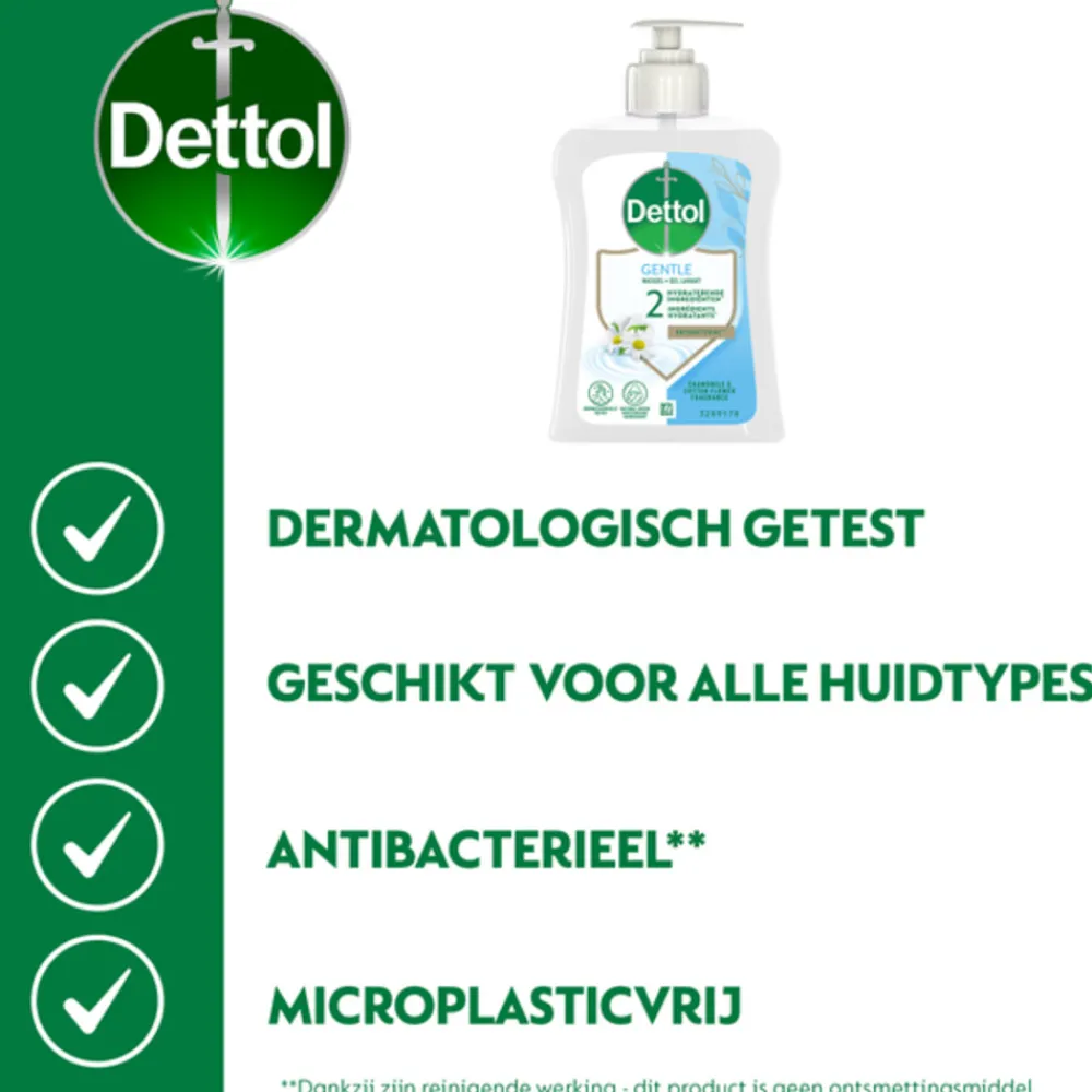 Keukenartikelen|Handverzorging<Dettol 6x Handzeep Extra Care Kamille 250 ml