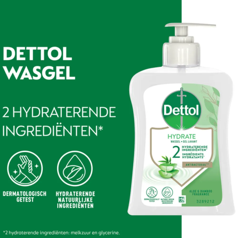 6x Handzeep Hydraterend Aloë Vera 250 ml^Dettol Outlet
