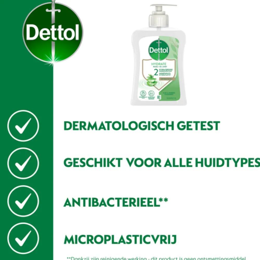6x Handzeep Hydraterend Aloë Vera 250 ml^Dettol Outlet