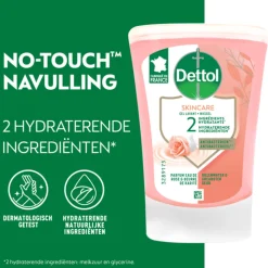 Keukenartikelen|Handverzorging<Dettol 5x No Touch Wasgel Navulling Rozenwater & Sheabutter 250 ml