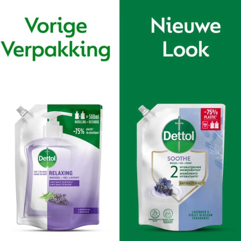 Handverzorging<Dettol 6x Refill Handzeep Relaxing Lavender 500 ml