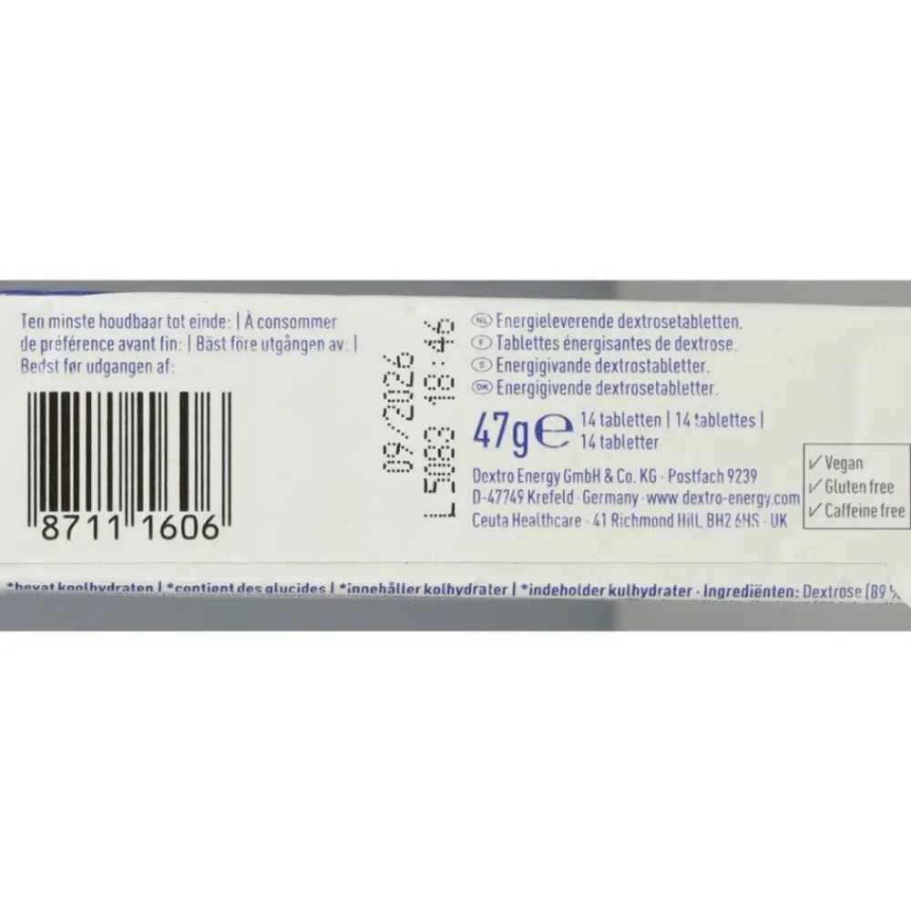 Snoep|Sportvoeding & Drank<Dextro 6x Energy Classic 14 tabletten