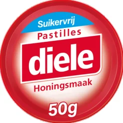 Outlet 3x Pastilles Honing Suikervrij 50 gr Snoep