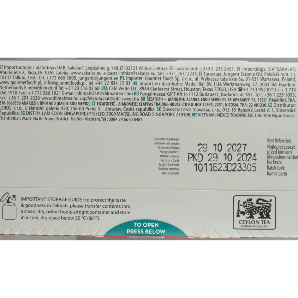 Sale 3x Mango Aardbei Thee 20 stuks Thee