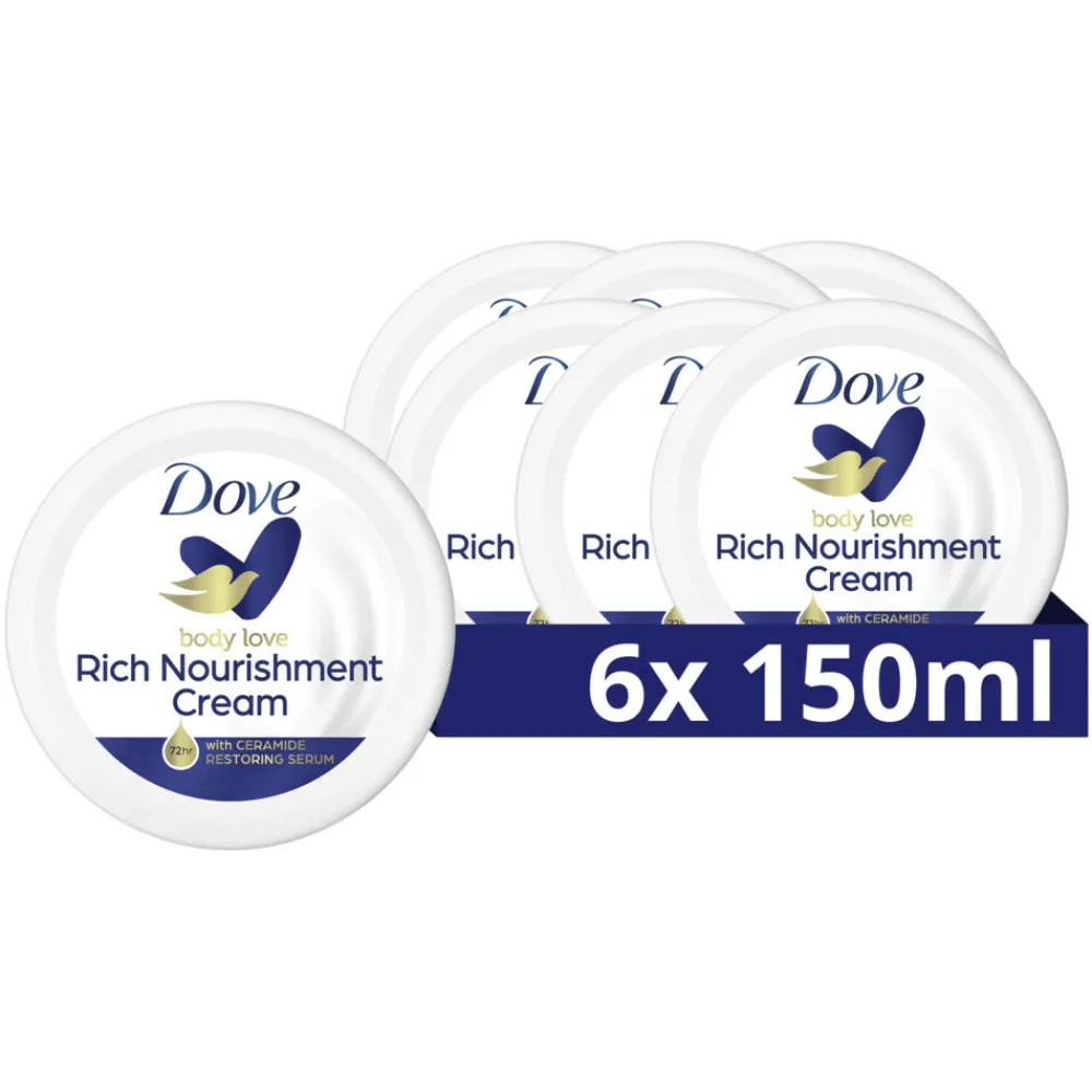 Huidverzorging<Dove 6x Bodycrème Rich Nourishment 150 ml