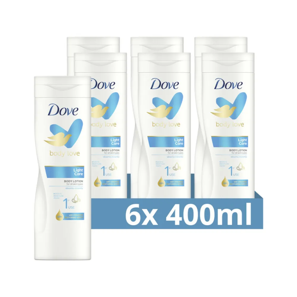 Clearance 6x Bodylotion Light Care 400 ml Huidverzorging