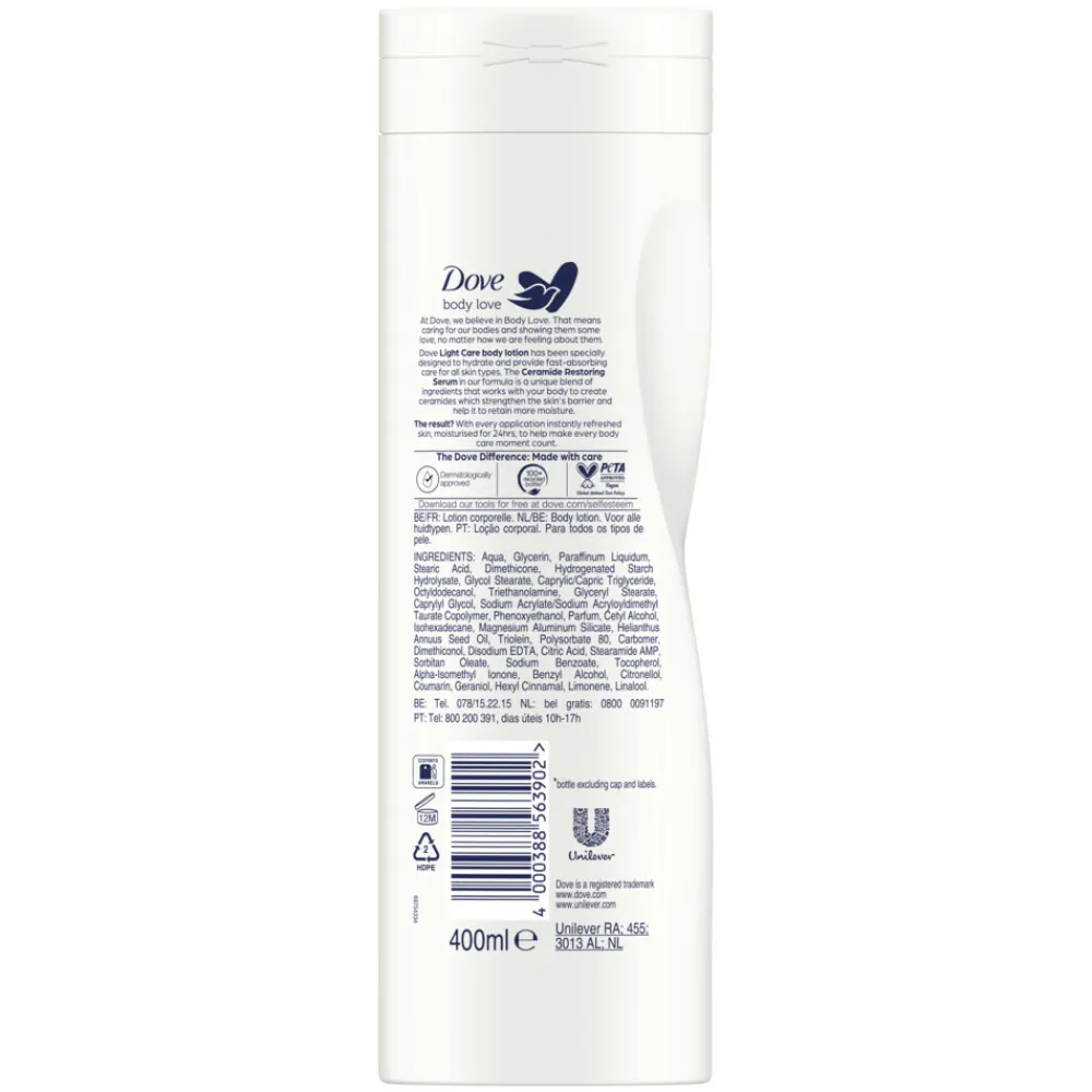Clearance 6x Bodylotion Light Care 400 ml Huidverzorging