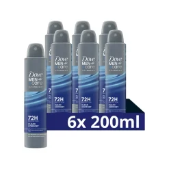 6x Deodorant Men+ Care Clean Comfort 200 ml^Dove Best