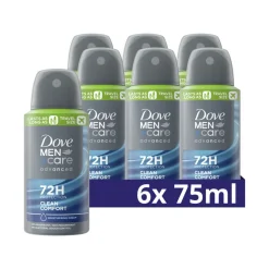 6x Deodorant Men+ Care Clean Comfort 75 ml^Dove Best