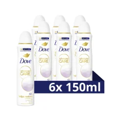 6x Deodorant Spray Advanced Care Clean Touch 150 ml^Dove New