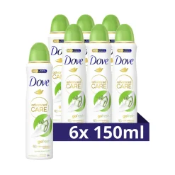 6x Deodorant Spray Advanced Care Cucumber & Green Tea 150 ml^Dove Hot