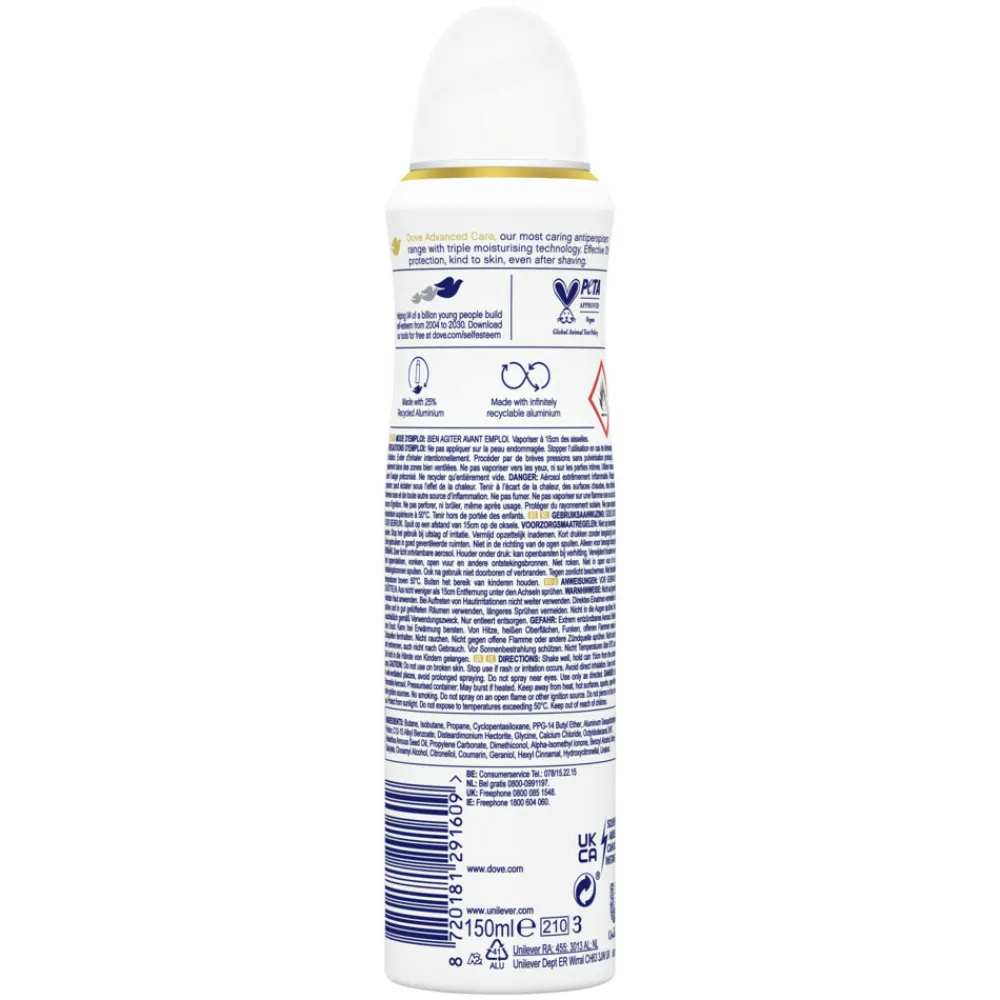 Outlet 6x Deodorant Spray Invisible Dry 150 ml Deodorant