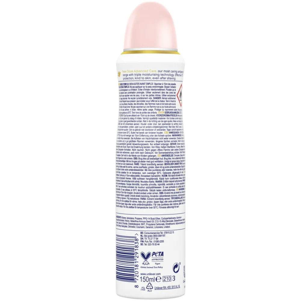 Deodorant<Dove 6x Deodorant Spray Soft Feel 150 ml
