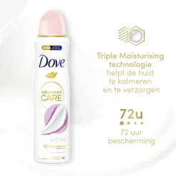 Deodorant<Dove 6x Deodorant Spray Soft Feel 150 ml