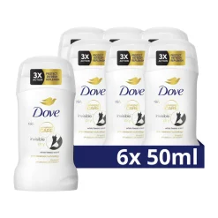Deodorant<Dove 6x Deodorant Stick Invisible Dry 50 ml