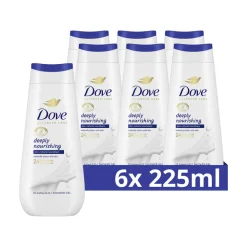 Bad & Douche<Dove 6x Douchecrème Deeply Nourishing 225 ml