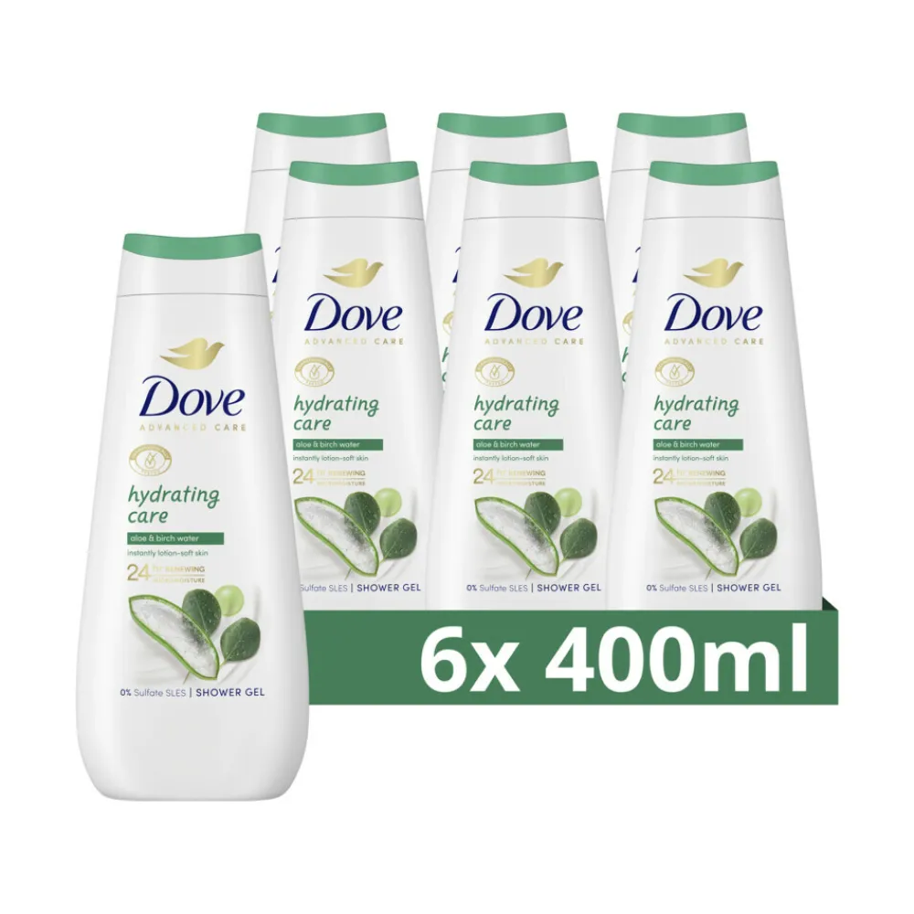 Bad & Douche<Dove 6x Douchecrème Hydrating Care 400 ml