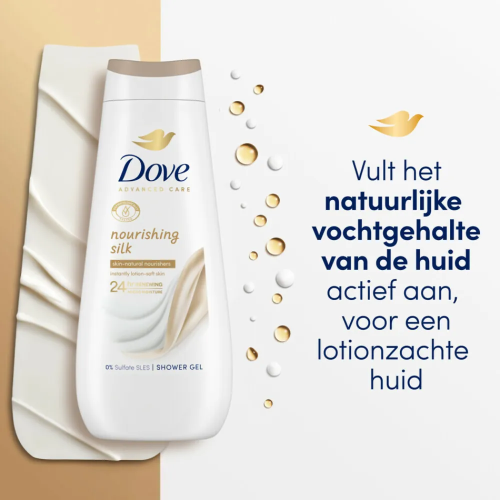 6x Douchecrème Nourishing Silk 225 ml^Dove Clearance
