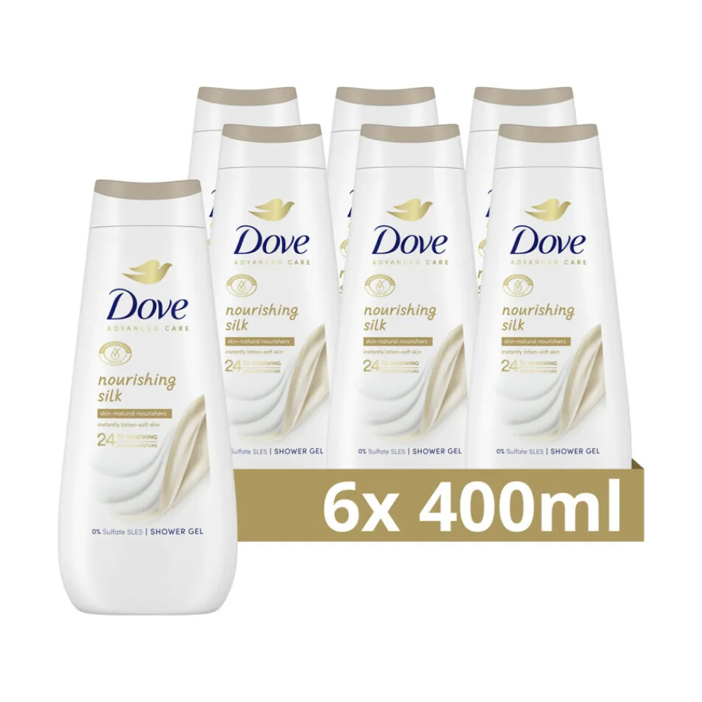 Bad & Douche<Dove 6x Douchecrème Nourishing Silk 400 ml