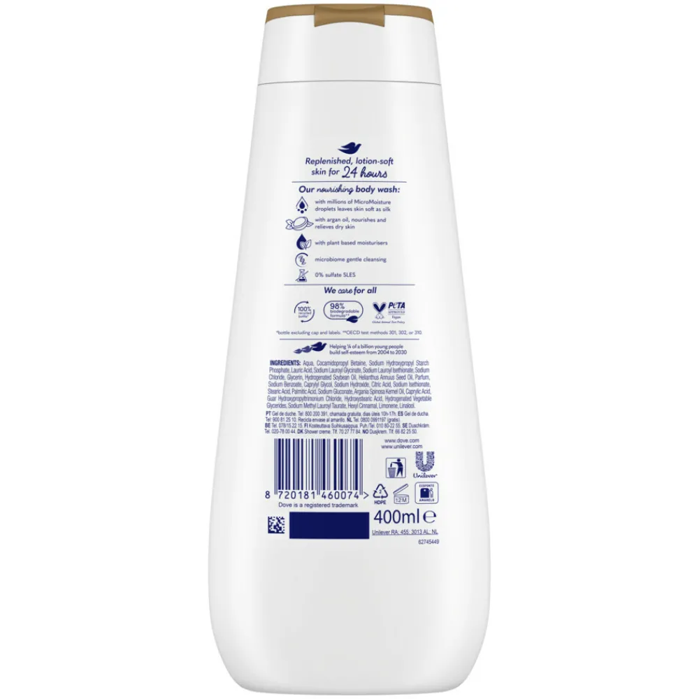 6x Douchecrème Nourishing Care 400 ml^Dove Online