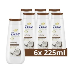 6x Douchecrème Restoring 225 ml^Dove Online