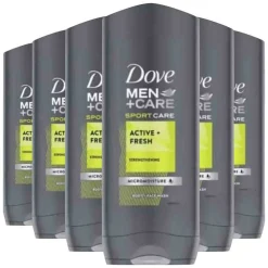 6x Douchegel Men+ Care Sport Active/Fresh 400 ml^Dove Clearance