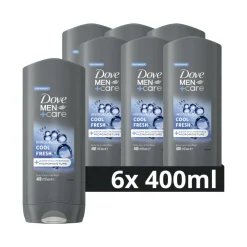 6x Douchegel Men+ Care Cool Fresh 400 ml Bad & Douche