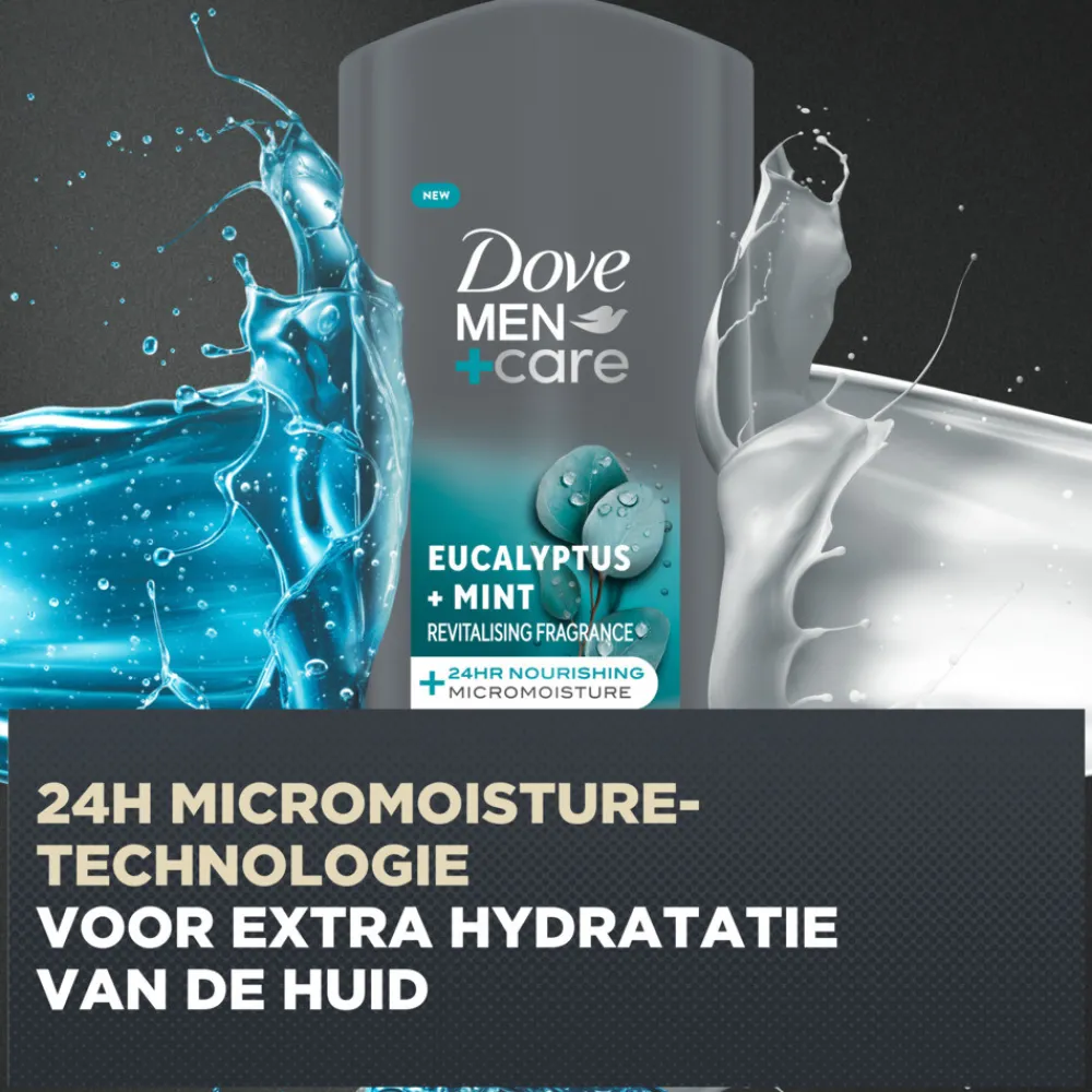 6x Douchegel Men+ Care Eucalyptus + Mint 400 ml^Dove Online