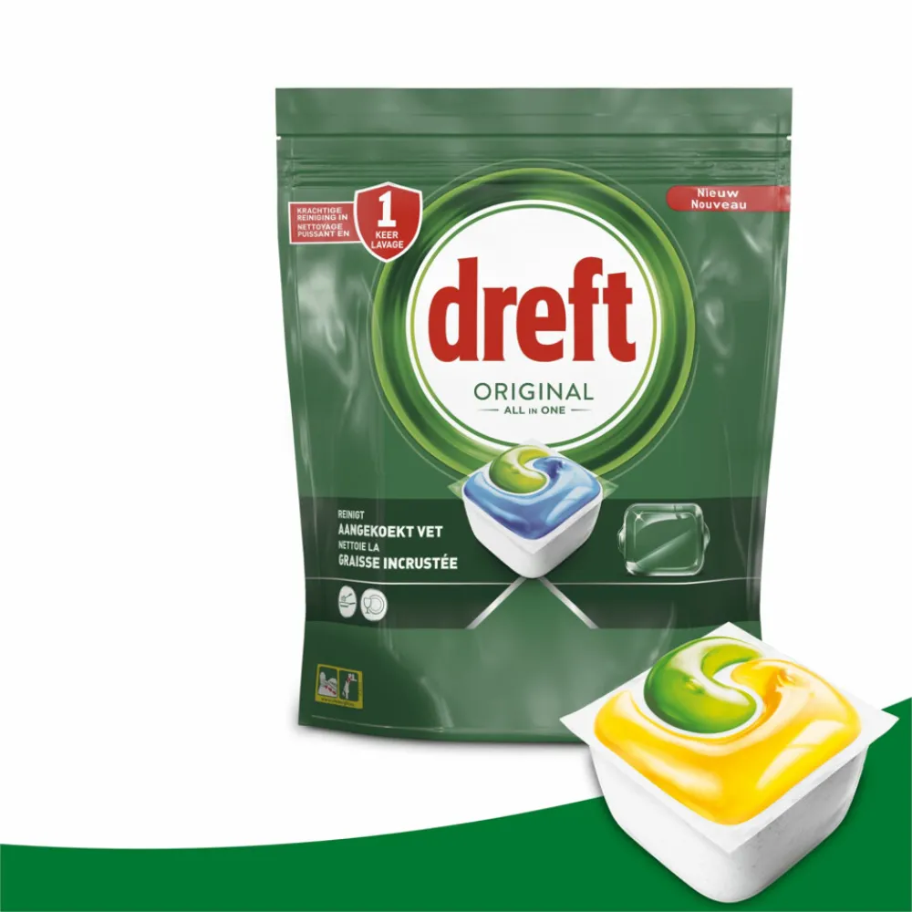 Clearance 5x Vaatwastabletten All In One Original 41 stuks Machineafwas