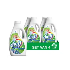 Wasmiddel<Dreft 4x Vloeibaar Wasmiddel Ochtendfris 32 Wasbeurten 1,4 liter