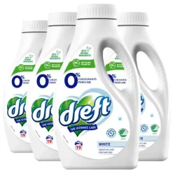Online 4x Vloeibaar Wasmiddel 0% Witte Was 19 Wasbeurten 988 ml Wasmiddel