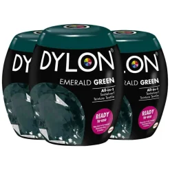 Textiel & Leerverf<Dylon 3x Textielverf Emerald Green 350 gr