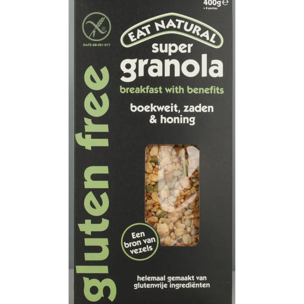 5x Super Granola Boekweit Glutenvrij 400 gr^Eat natural Discount
