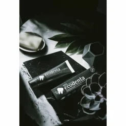 4x Tandpasta Extra Whitening Black Houtskool 100 ml^Ecodenta Hot