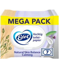 Toiletpapier<Edet 7x Skin Balance Vochtige Toiletpapier 42 stuks