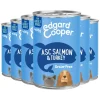 Hondenvoer<Edgard & Cooper 6x Blik Vers Vlees Hondenvoer Zalm - Kalkoen 400 gr