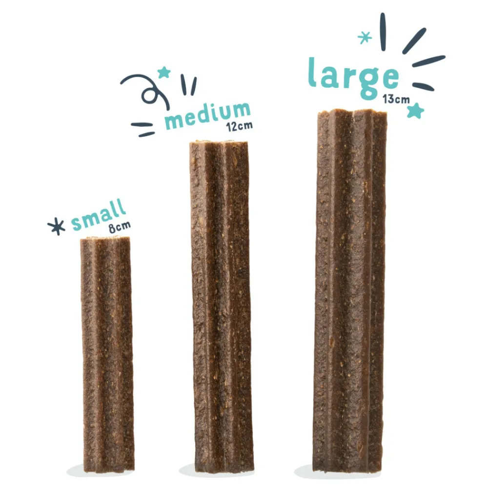 4x Doggy Dental Sticks Aardbei - Frisse Muntolie Snacks