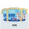 Discount 16x Kattenvoer Kitten Pate Kabeljauw - Kip 85 gr Kattenvoer